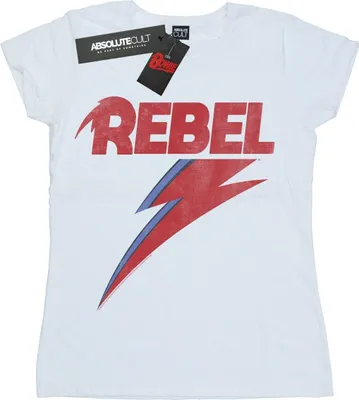 Produktbild von David Bowie - T-Shirt für Damen BI16848 (XXL) (Weiß)