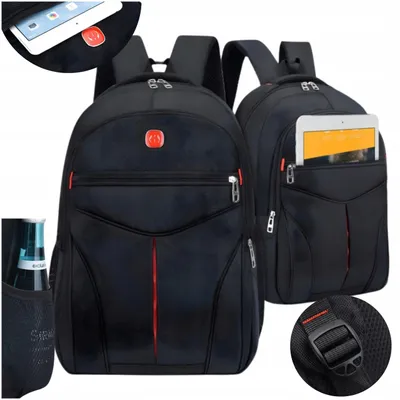 Produktbild von BAG STREET Rucksack schwarz-blau Laptop 30L Herren