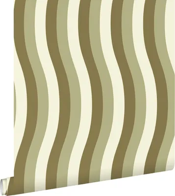 Zdjęcie produktu dla ESTAhome Tapeta faliste paski zielonym 50 x 900 cm