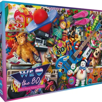 Imagen del producto de GIBSONS Puzzle. Amamos los años 80. 1000 piezas
