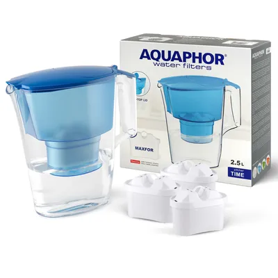 Produktbild von Filterkrug Time 2,5 l + 3 Filterkartusche AQUAPHOR