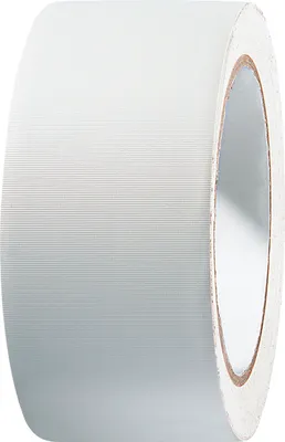 Produktbild von Putzerband PVC Schutzband gerillt Weiß 50mm x 33m Putz Abklebeband außen
