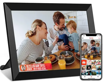 Productafbeelding van Strex Digitale Fotolijst met WiFi - 10.1 Inch Touchscreen - Frameo software via App