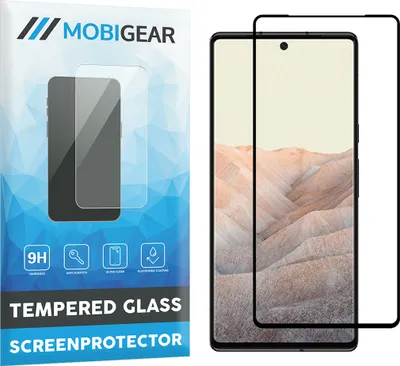 Produktbild von Mobigear Premium  Google Pixel 6 Panzerglas Gehärtetes Glas Displayschutz - Hüllenfreundlich - Schwarz