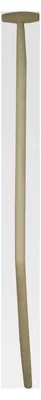 Produktbild von 3 x Spatenstiel Grabegabel Holzstiel gebogen T-Griff Ø38 mm 115 cm