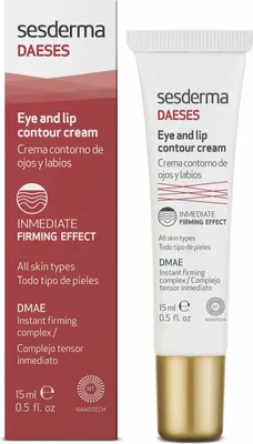 Immagine prodotto di Crema rassodante per le rughe profonde del contorno occhi e labbra Daeses (Crema contorno occhi e labbra), 15 ml