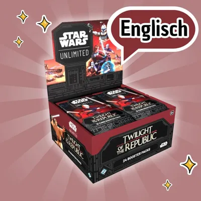 Produktbild von Star Wars: Unlimited – Booster Display „Twilight of the Republic“(EN) | 24 Booster Packs
