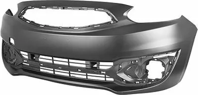 Produktbild von DIEDERICHS Stoßstange Stoßfänger für MITSUBISHI Mirage / Space Star Schrägheck (A0A) Glatt Schwarz 5830150