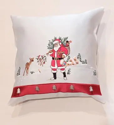Produktbild von Jedeka Weihnachtliche Kissenhülle 40x40 cm Nikolaus