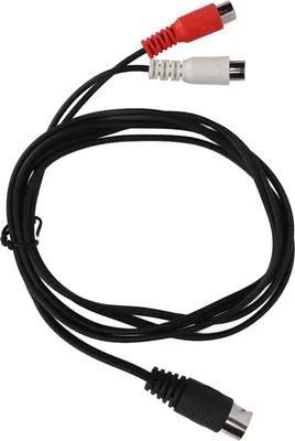 Obrázek produktu pro Adaptérový kabel, pevný propojovací kabel DIN 5PIN na zástrčku do zásuvky pro reproduktory