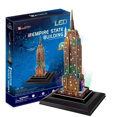 Obrázok produktu pre Puzzle 3D Empire State Builfing (Svetlo)