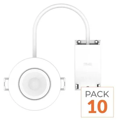 Image de Lot de 10 - Spot encastrable 6 W, intensité variable, CCT, IP65, BLANC - 3000 K/4000 K/6500 K