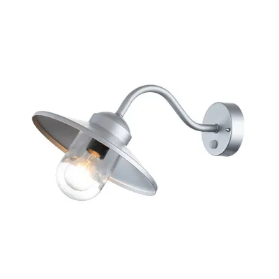 Immagine prodotto di Applique da esterno con sensore, argento, E27, 60 W, Klampenborg Elstead