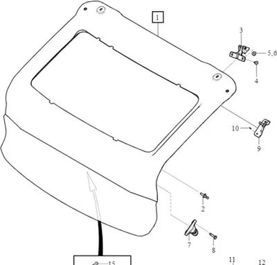 Produktbild von VOLVO C40 OE Kofferraumdeckel 32392111