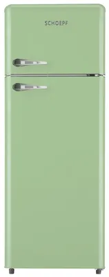 Produktbild von SCHOEPF Kühl- Gefrierkombination Retro RKG218DSG / / Grün / 211 Liter
