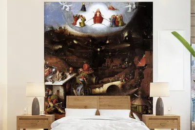 Obrázek produktu pro MuchoWow® Fototapety do obývacího pokoje nebo ložnice tapety vinylové motivy tapety Poslední soud - obraz Hieronymus Bosch 210x260cm