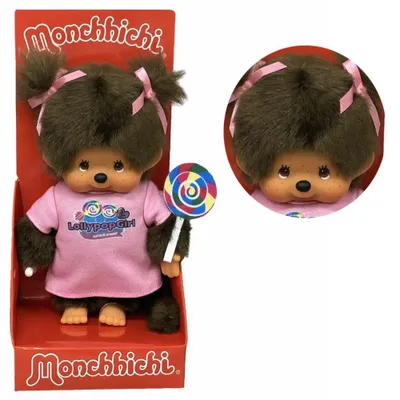 Obrázek produktu pro Plyšová figurka Monchhichi Lollypop Girl, 20 cm