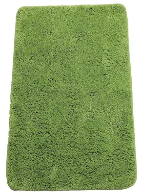 Produktbild von Badematte 70 x 120 cm Rechteckige Chenille-Badematte Rutschfest Saugfähig Maschinenwaschbar - Grün