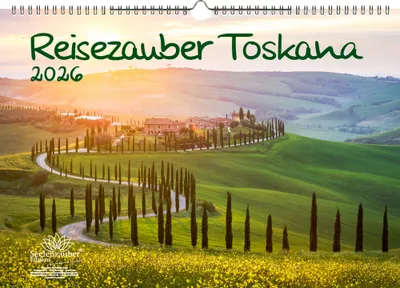Produktbild von Reisezauber Toskana DIN A3 Kalender für 2026 Florenz Urlaub Mediterran Italien - Seelenzauber
