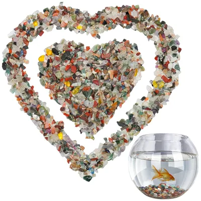 Edelsteinmix 500 g, 5-8 mm, Mini-Steine für Dekoration