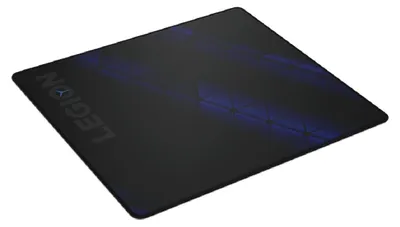 Produktbild von Lenovo GXH1C97870, Schwarz, Blau, Abbildung, Mikrofaser, Gummi, Anti-Rutsch-Basis, Gaming-Mauspad