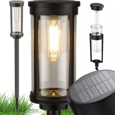 Obrázek produktu pro Verk 12400 Solární zahradní LED lampa se senzorem soumraku, 57 cm