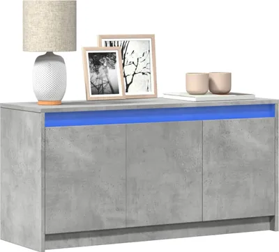 Immagine prodotto di Maison Exclusive - Mobile TV con illuminazione a LED grigio cemento 100x34x50 cm
