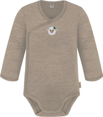 Produktbild von normani Baby Merino Wickelbody Langarm