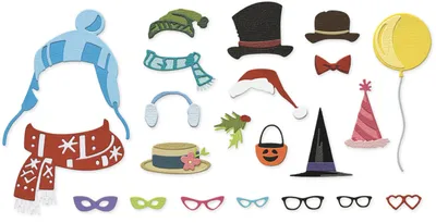 Produktbild von Sizzix Thinlits Stanzschablone "Small Accessories by Tim Holtz"