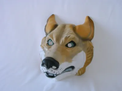 Produktbild von Erwachsenen Maske mit Gummizug Wolf