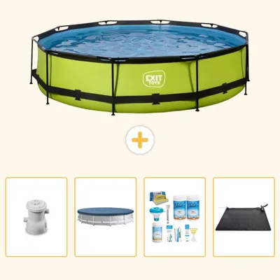 Imagen del producto de Conjunto de piscina inflable "Exit Pool Rund" - 360x76 cm - 5 piezas - Modelo SCB18