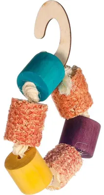 Image de Jouet pour rongeurs Flamingo Xeo Multicolore 15 cm Multicolore 15 cm