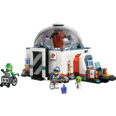 Produktbild von LEGO City Weltraumlabor Set, Spielzeug für Mädchen ab 6 Jahren, Jungen & Kinder, Weltraumforschung Spielset, mit einem Planeten-Rover, Pflanzen, 2 Minifiguren & einer Alien-Figur, Geschenk-Idee 60439