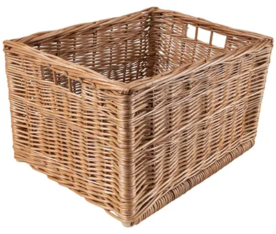 Productafbeelding van Creative Home Rieten Mand, 40 x 30 x 24 cm, Natuurlijk met Handvatten