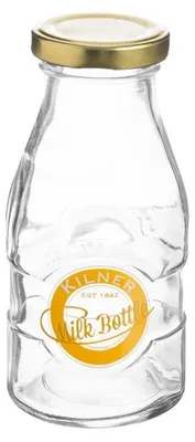 Produktbild von KILNER | Milchflasche mit Drehverschluss in 2 Größen: 0,19 Liter