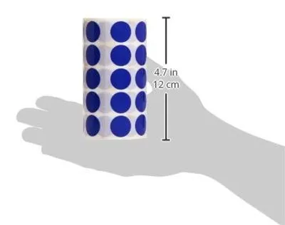 Produktbild von Apli 946007 - Rolle runde Sticker 20.0 blau
