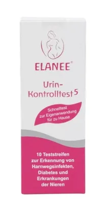 Zdjęcie produktu dla Elanee, Test kontrolny moczu, 10 sztuk (PRODUKT Z NIEMIEC)