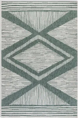 Zdjęcie produktu dla Dywan na taras 200x290cm, dwustronny zewnętrzno wewnętrzny, zielony