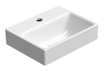Immagine prodotto di Sapho GSI Nubes - Lavabo 36x28 cm, senza sfioratore, foro per rubinetto, ExtraGlaze, bianco 9638111