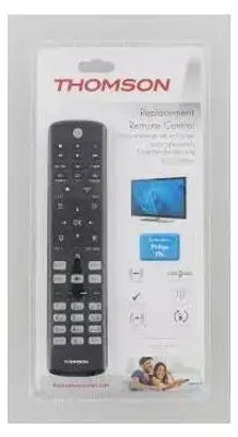 Zdjęcie produktu dla Thomson ROC1128PHI, TV, Podczerwień, Naciśnij przyciski, Czarny