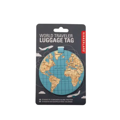 Produktbild von Kikkerland World Traveller Gepäckanhänger