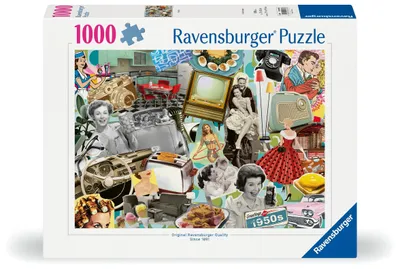 Immagine prodotto di Ravensburger Puzzle da 1000 pezzi - anni '50