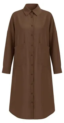 Produktbild von Gestreiftes langes Hemdblusenkleid für Damen