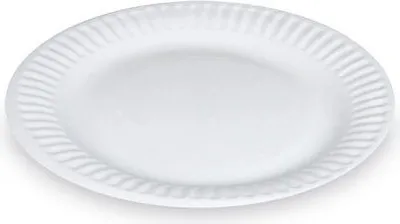 Produktbild von 100x BIONATURE Pappteller aus Frischfaser rund Ø15cm fettdicht weiß
