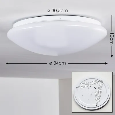 Produktbild von Osini »Osini« LED Deckenlampe runde mit RGB Farbwechsler und Fernbedienung