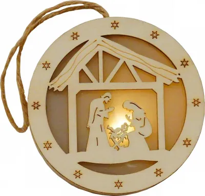 Produktbild von LED Dekohänger Weihnachtskrippe