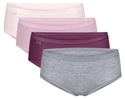 Produktbild von sloggi Damen Maxislip Originals Basic 4-Pack multiplecolours14 - Größe 36