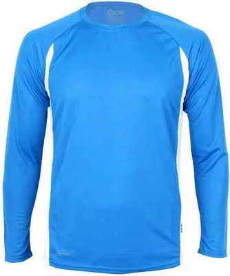 Immagine prodotto di CONA SPORTS CS03 | Maglietta Racer Training / Sport a manica lunga - Colore: Royal Blue/White - Taglia: XL