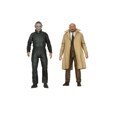 Image de NECA Halloween II Ultimate Figurines double pack Michael Myers & Dr Loomis 18 cm NECA60671