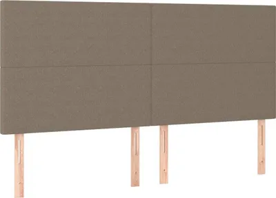 Immagine prodotto di Testiera per letto Tortora 200x5x118/128 cm Tessuto